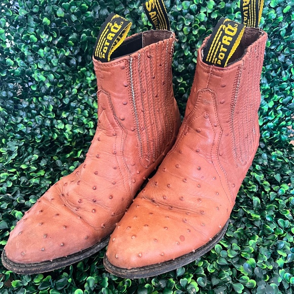 Ostrich Boots - Mens - Potro Salvaje - Size 7.5 - Picture 1 of 9